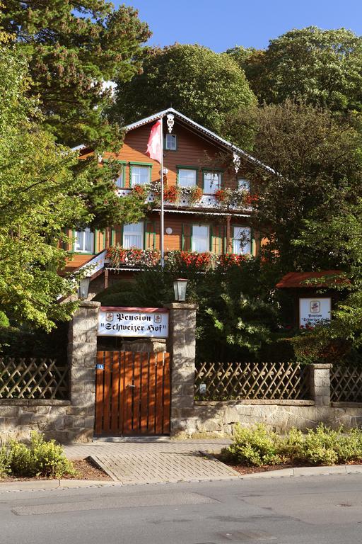 Pension Schweizer Hof Вернигерод Екстериор снимка